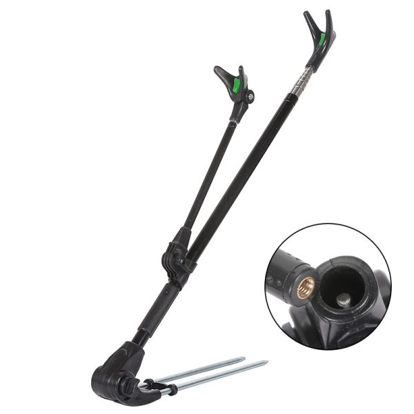 Outlet Stainless Steel Folding Stand Dual-Purpose Fishing Support.