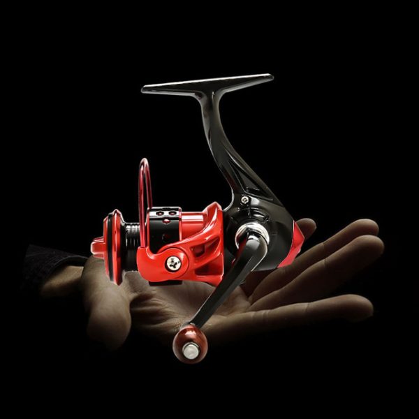 High Quality Seamless Full Metal Mini Fishing Reel ( Dc 150 Red )