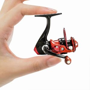 High Quality Seamless Full Metal Mini Fishing Reel ( Dc 150 Red )