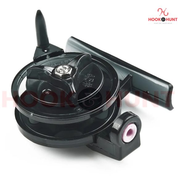 Portable Mini Fly Fishing Reel Carp Winter Ice Fishing - Black