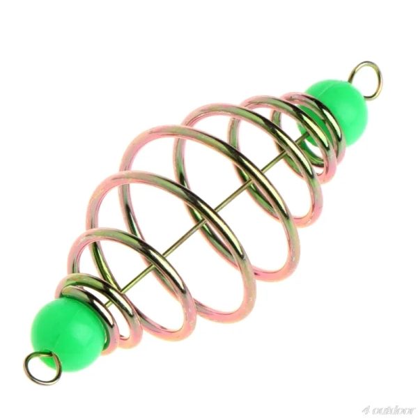 Inline Hanging Tackle Stainless Steel Spring Feeder