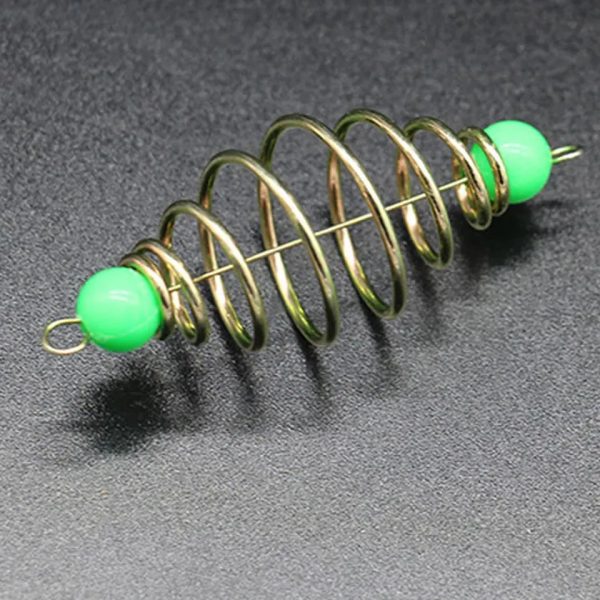 Inline Hanging Tackle Stainless Steel Spring Feeder