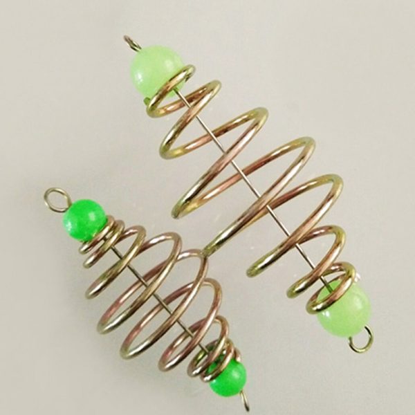Inline Hanging Tackle Stainless Steel Spring Feeder