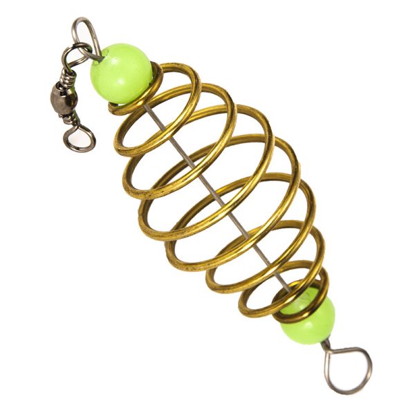 Inline Hanging Tackle Stainless Steel Spring Feeder