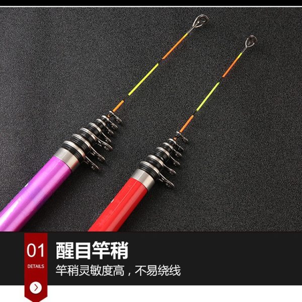 Arenae Fiberglass Fishing Rod For Dual Purpose Reverse Fishing