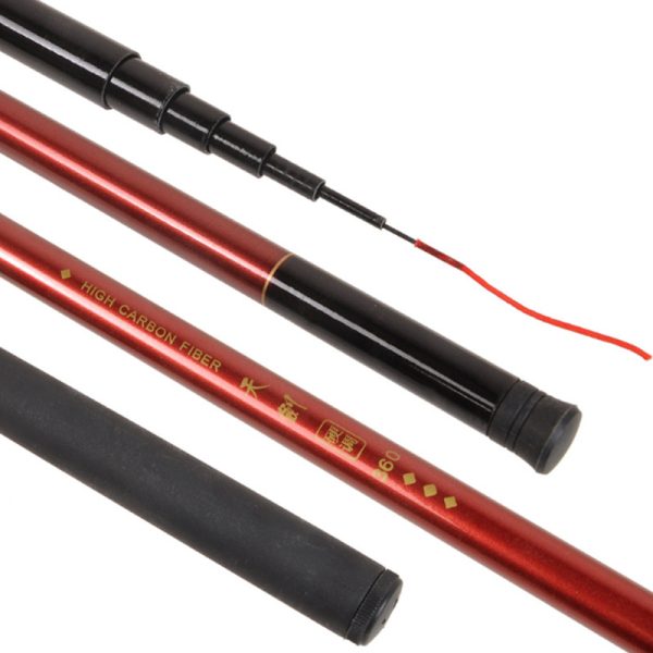 Fiberglass Stream Rod Super Hard Light Strong Hand  Fishing Rod.