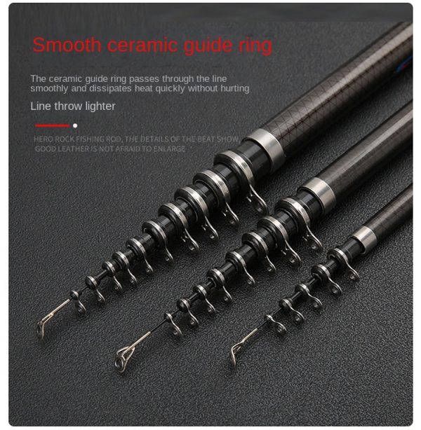 Alpha Carbon Short Section Dual Purpose Rock Fishing Rod.