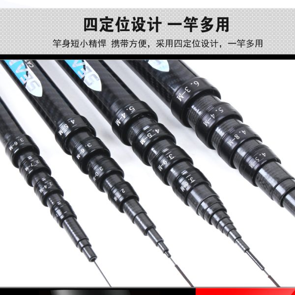 Variable Adjustment Ultra Light Multi Purpose Pocket Fishing Rod.