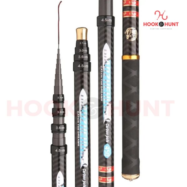 Variable Adjustment Ultra Light Multi Purpose Pocket Fishing Rod.