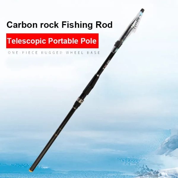 Alpha Special Carbon Short Section Rock Fishing Rod.