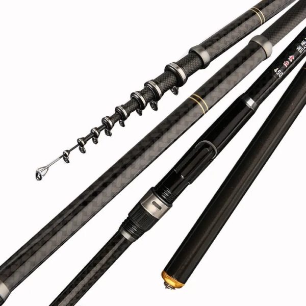 Alpha Special Carbon Short Section Rock Fishing Rod.