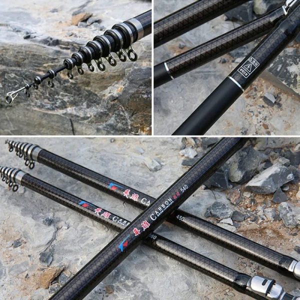 Alpha Carbon Short Section Dual Purpose Rock Fishing Rod.