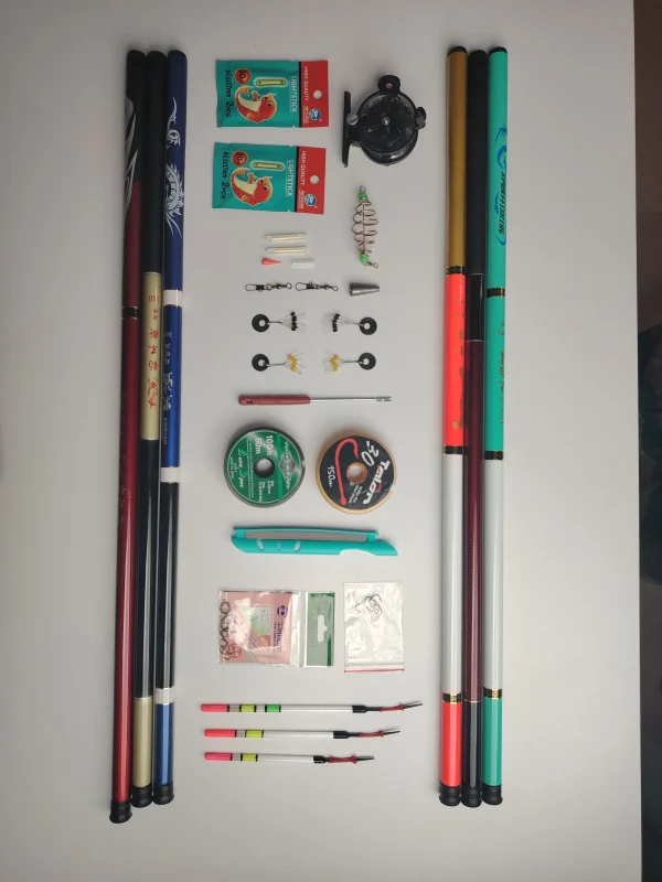 Fiberglass Hand Fishing Combo Set – Super Hard  Full Accessories